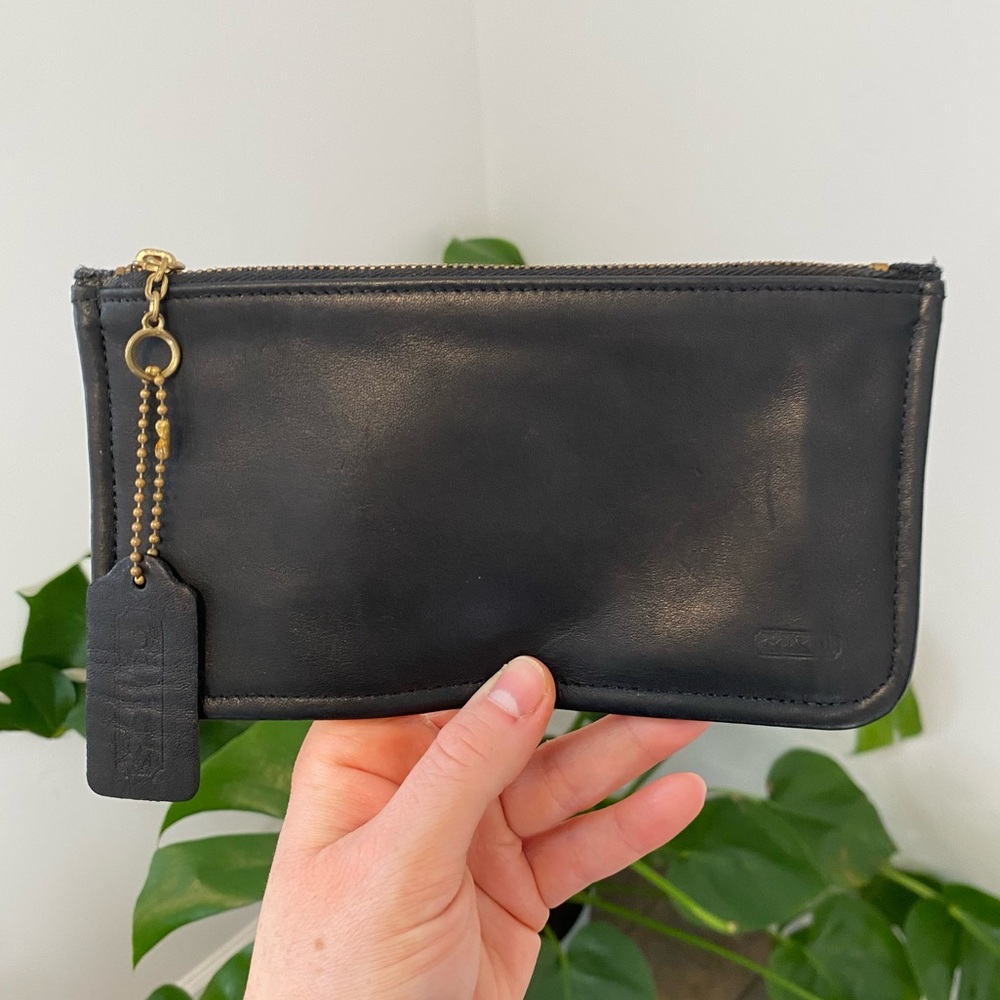 vintage coach skinny case 7170 black